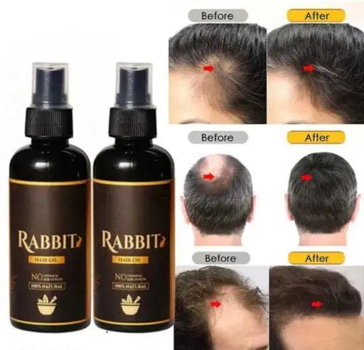 Rabbit hair growth oil