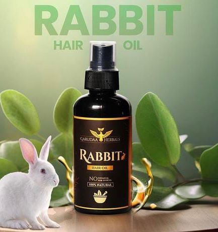 Rabbit hair growth oil