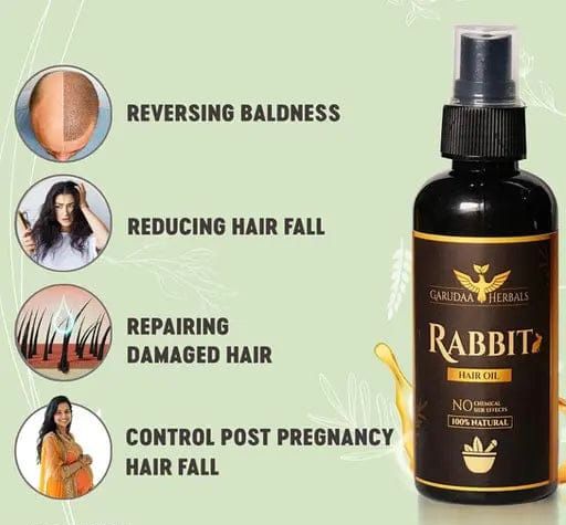 Rabbit hair growth oil